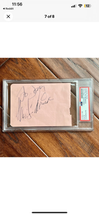 MARILYN MONROE * PSA/DNA * Authentic AUTOGRAPH Album Page SIGNED * Signature