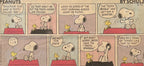 CHARLES SCHULZ * JSA LOA * Hand Signed Snoopy Peanuts Comic Strip Autograph