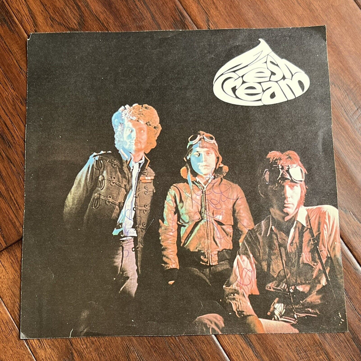 CREAM * PSA/DNA * Eric Clapton Jack Bruce Autograph Signed Album Print Fresh