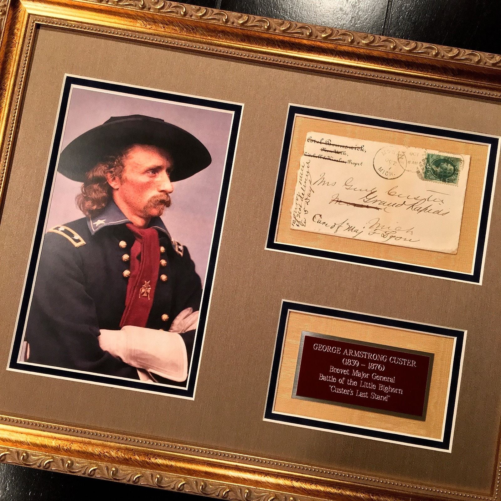GEORGE CUSTER * Handwritten AUTOGRAPH SIGNED * Last Stand * Little Big Horn