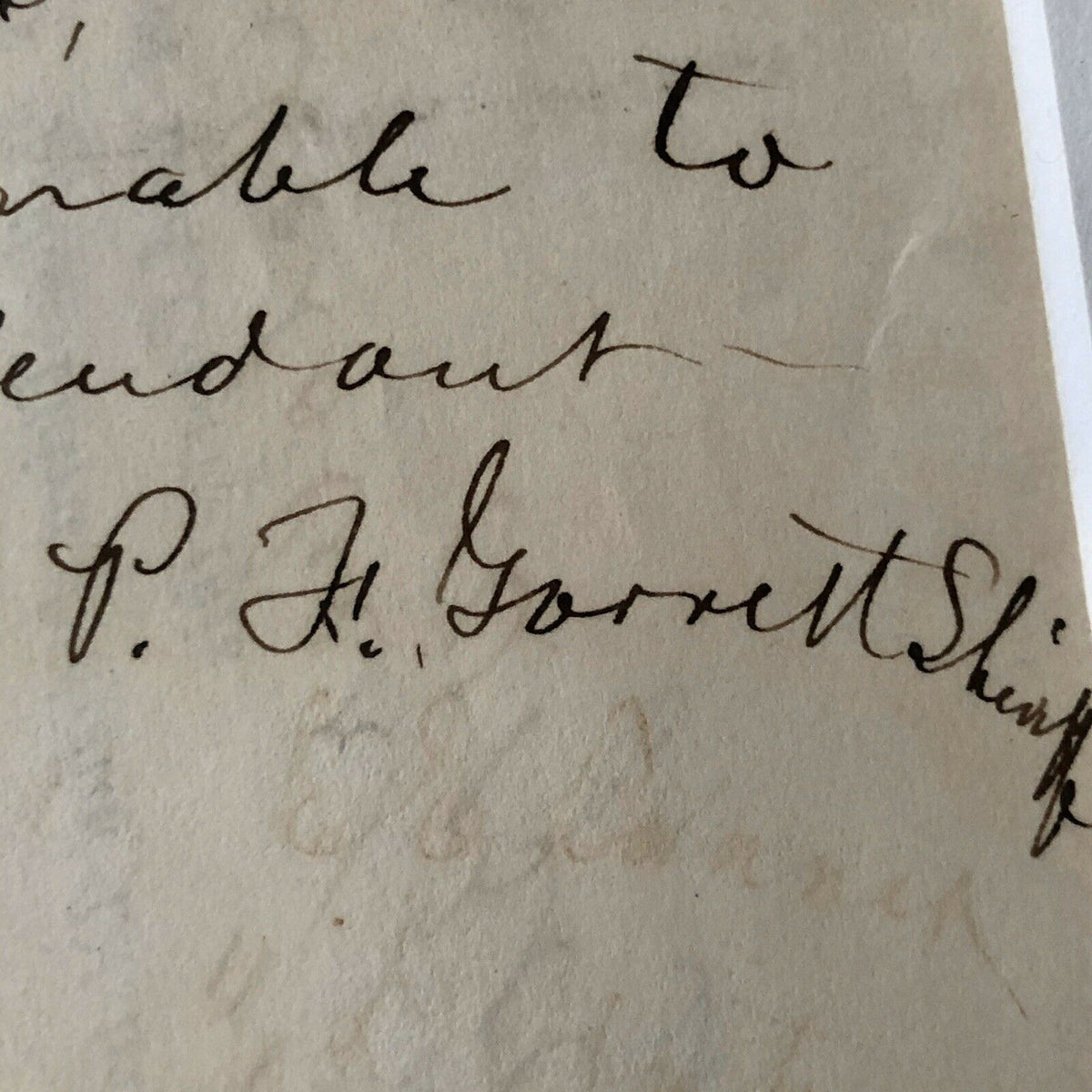 PAT GARRETT * PSA/DNA LOA * Autograph Warrant Signed * Billy the Kid Sheriff