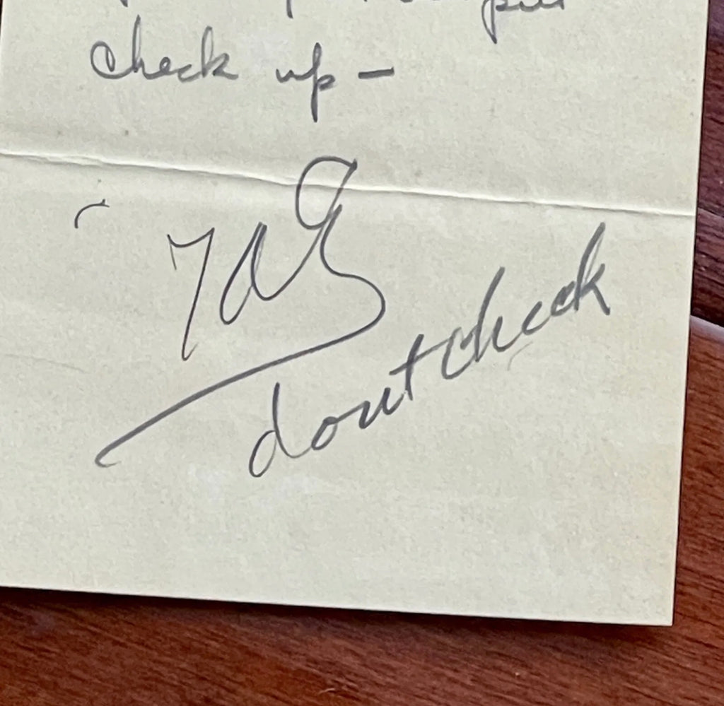 THOMAS EDISON * JSA LOA * Handwritten AUTOGRAPH Note SIGNED
