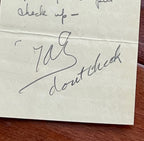 THOMAS EDISON * JSA LOA * Handwritten AUTOGRAPH Note SIGNED