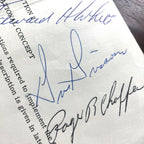 Apollo 1 * JSA * Crew Autograph NASA Document Signed * Roger Chaffee Gus Grissom