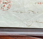JAMES MADISON * PSA * Autograph FREE FRANK Signed + DOLLEY MADISON Handwriting