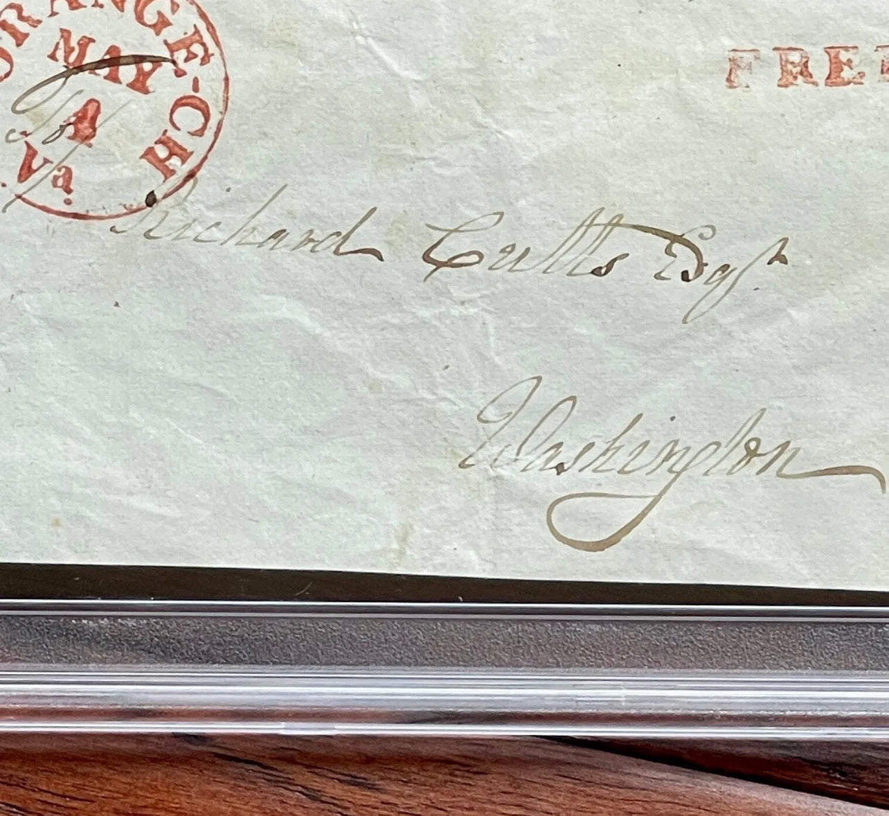 JAMES MADISON * PSA * Autograph FREE FRANK Signed + DOLLEY MADISON Handwriting