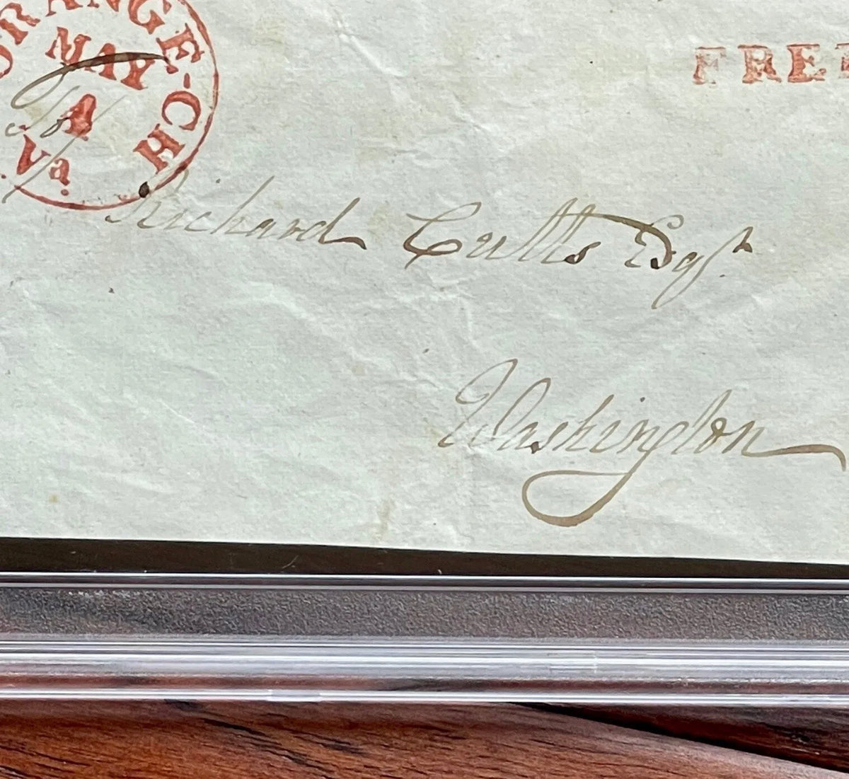 JAMES MADISON * PSA * Autograph FREE FRANK Signed + DOLLEY MADISON Handwriting