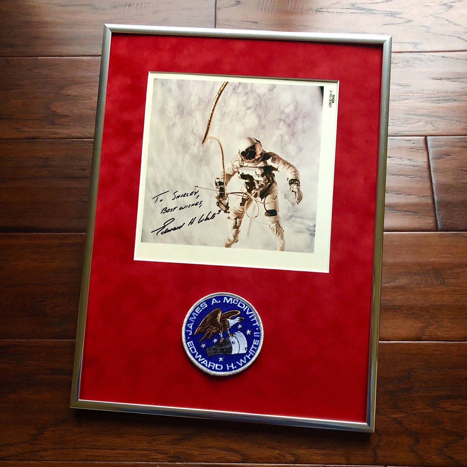 EDWARD H WHITE * PSA/DNA & Zarelli LOA * Signed Gemini IV Black Number Autograph