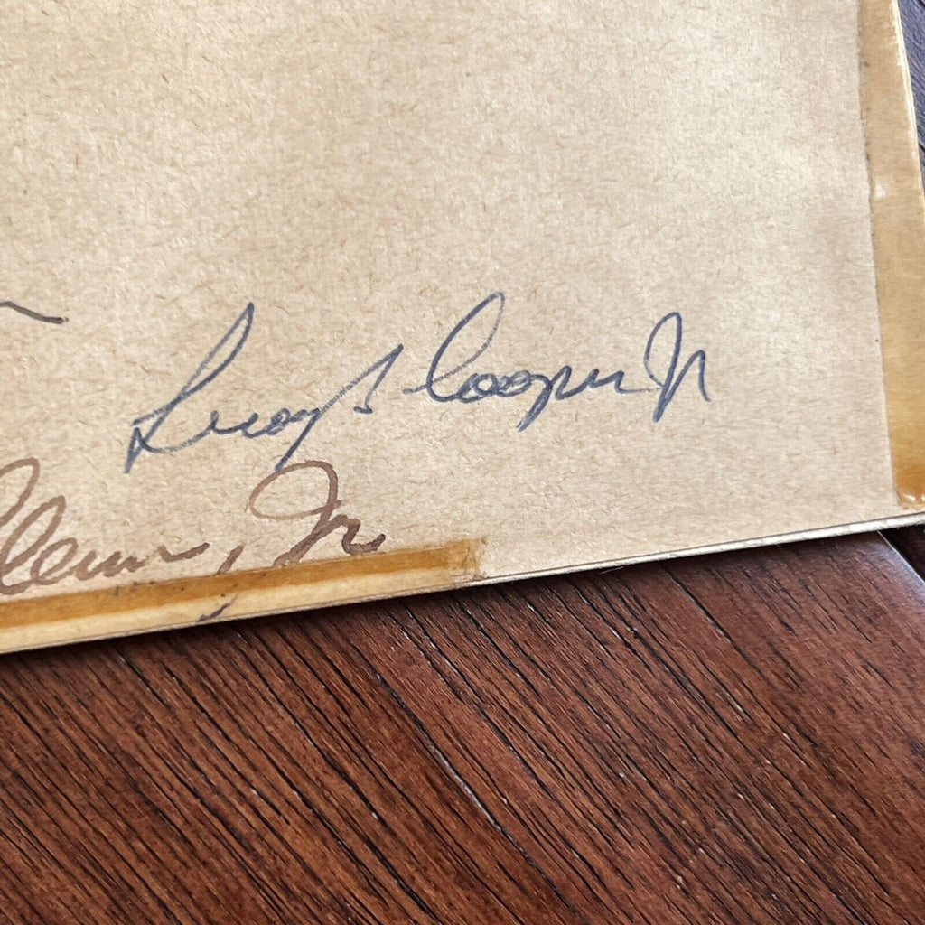 MERCURY 7 * JSA * Gus Grissom Signed Photo Autograph John Glenn