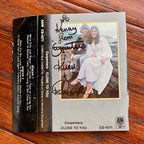 CARPENTERS * JSA * Karen & Richard Autograph CLOSE TO YOU Cassette Tape SIGNED