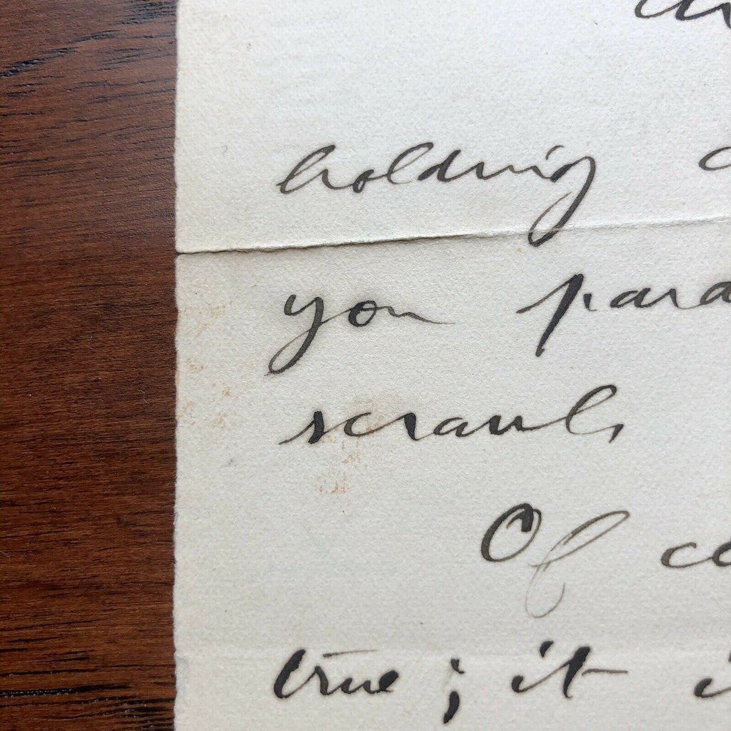 THEODORE ROOSEVELT * BAS * PSA * Autograph Letter Signed Denying Quote