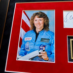CHRISTA MCAULIFFE * JSA COA * Cut Autograph SIGNED * Challenger STS 51L