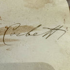 BOSTON CORBETT * PSA/DNA * Autograph Signed Bible Verse Abraham Lincoln Avenger`
