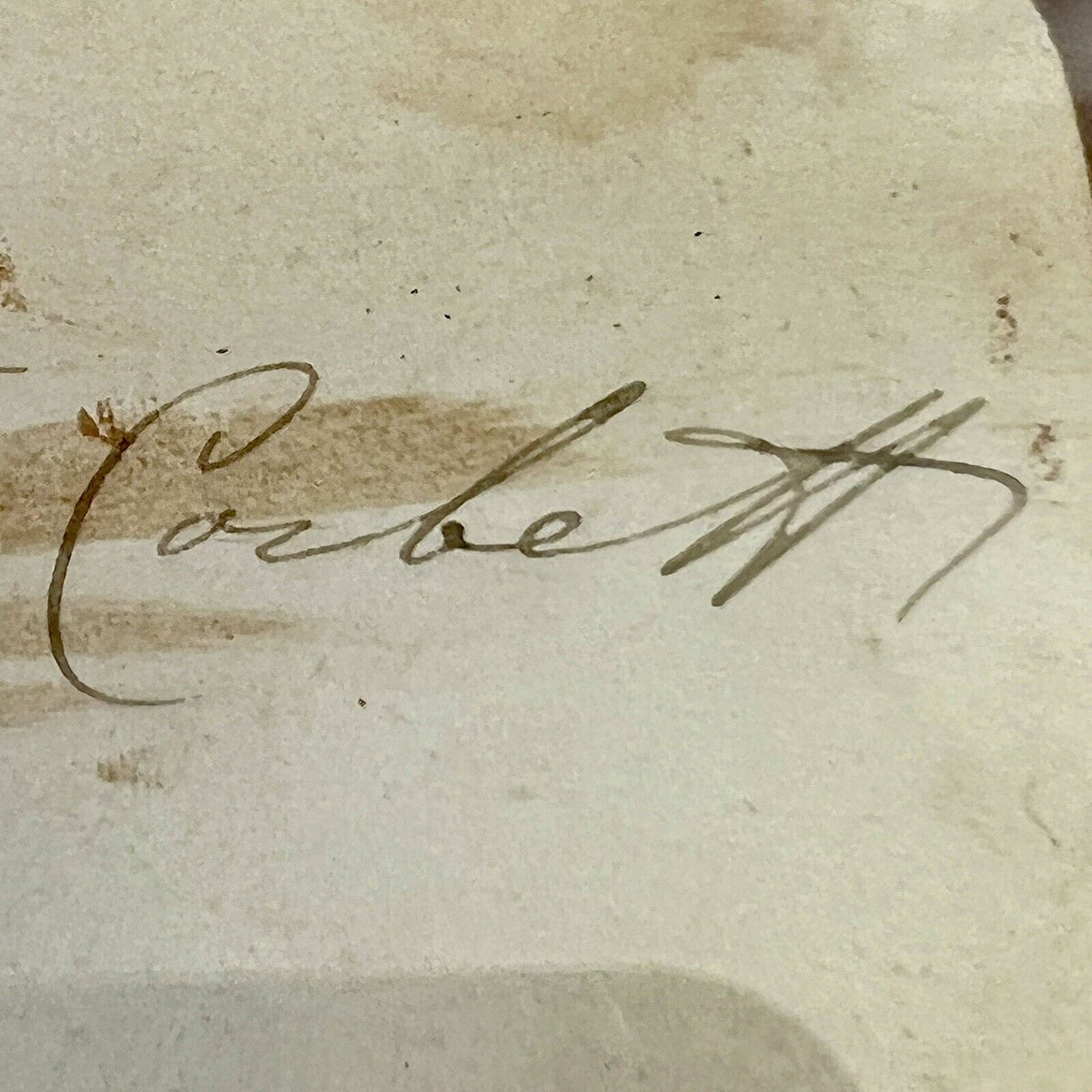 BOSTON CORBETT * PSA/DNA * Autograph Signed Bible Verse Abraham Lincoln Avenger`
