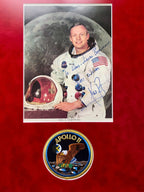 NEIL ARMSTRONG * BECKETT BAS * AUTOGRAPH WSS NASA LITHO * Apollo 11 Signed
