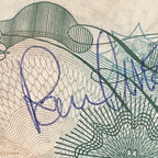 PAUL MCCARTNEY * BAS BECKETT * Autograph One Pound Note Signed * The Beatles