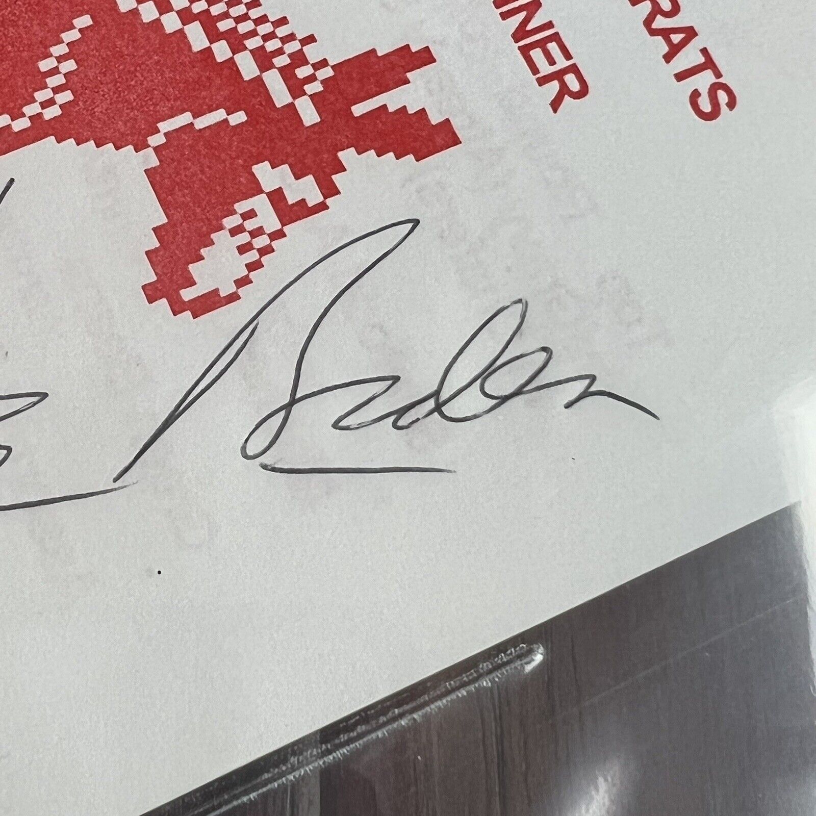 JOE BIDEN * BECKETT BAS Slab * Signed Democrat Donkey Autograph Pamphlet