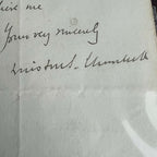WINSTON S.CHURCHILL * BAS * AUTOGRAPH Letter SIGNED * Beckett