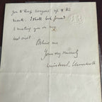 WINSTON S.CHURCHILL * BAS * AUTOGRAPH Letter SIGNED * Beckett