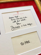 DIANA * Princess of Wales * KENSINGTON Autograph "love DIANA + THE BOYS" Signed