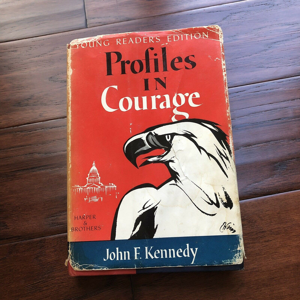 JOHN F. KENNEDY * JSA LOA * 1961 Signed AS PRESIDENT Book Profiles * Autograph