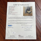 THOMAS EDISON * JSA LOA * Autograph Photo Signed on the Mat