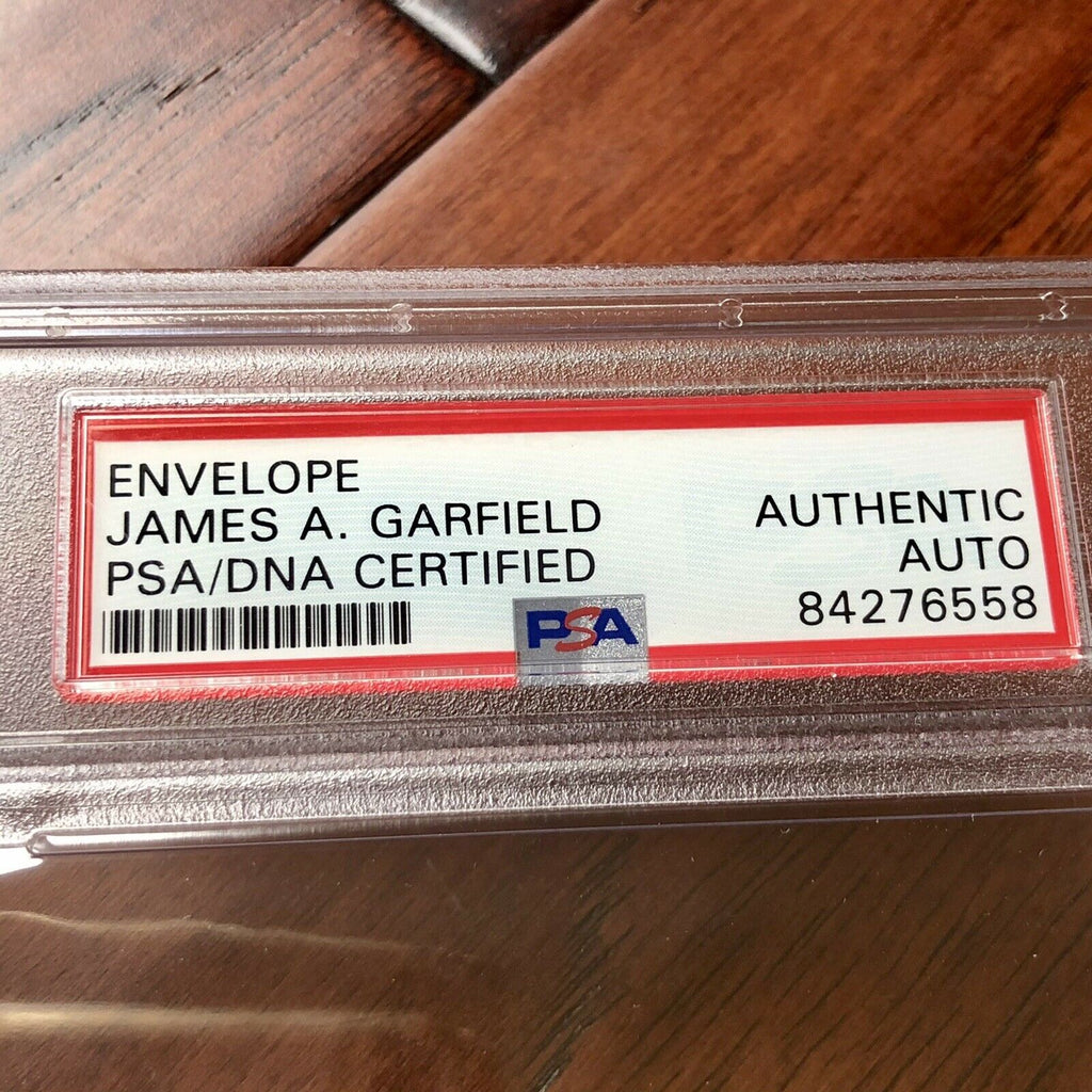 JAMES A. GARFIELD * PSA/DNA Slabbed * Autograph Envelope Signed * President