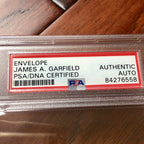 JAMES A. GARFIELD * PSA/DNA Slabbed * Autograph Envelope Signed * President