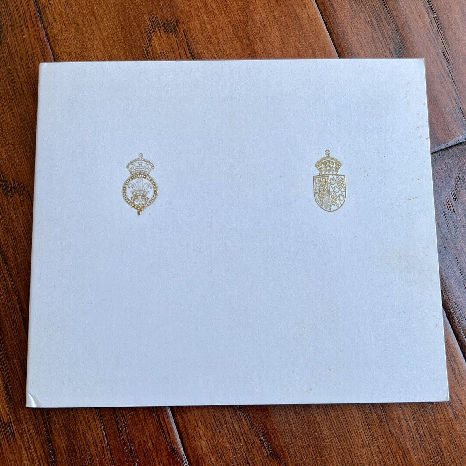 PRINCESS DIANA and KING CHARLES III * JSA * Signed 1982 Christmas Card Autograph