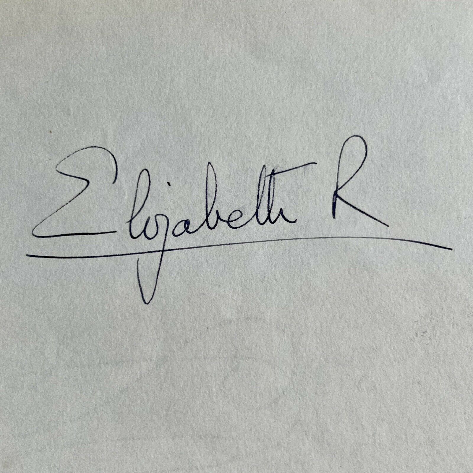 QUEEN ELIZABETH II * PSA/DNA * Autograph Document Also Signed By PM Anthony Eden