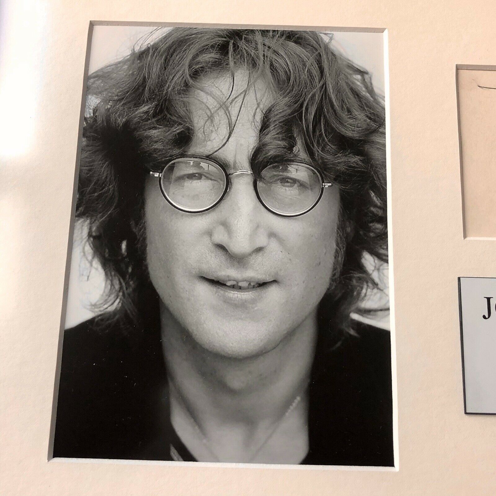 JOHN LENNON * JSA LOA * Autograph 1960’s Card Signature Signed * The Beatles