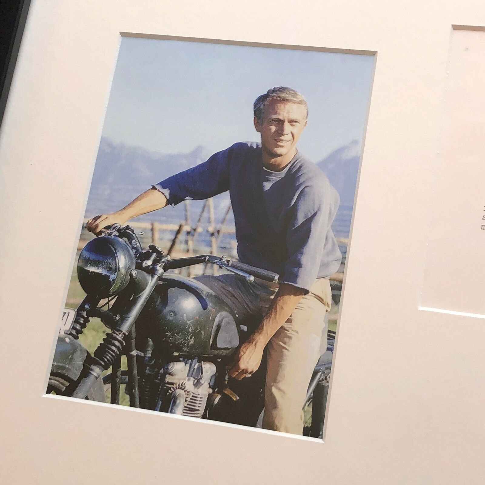 STEVE MCQUEEN * Signed Production Document Contract Autograph * Movie Actor