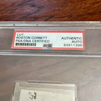 BOSTON CORBETT * PSA/DNA * Autograph Abraham Lincoln Avenger Signed * Shot Booth