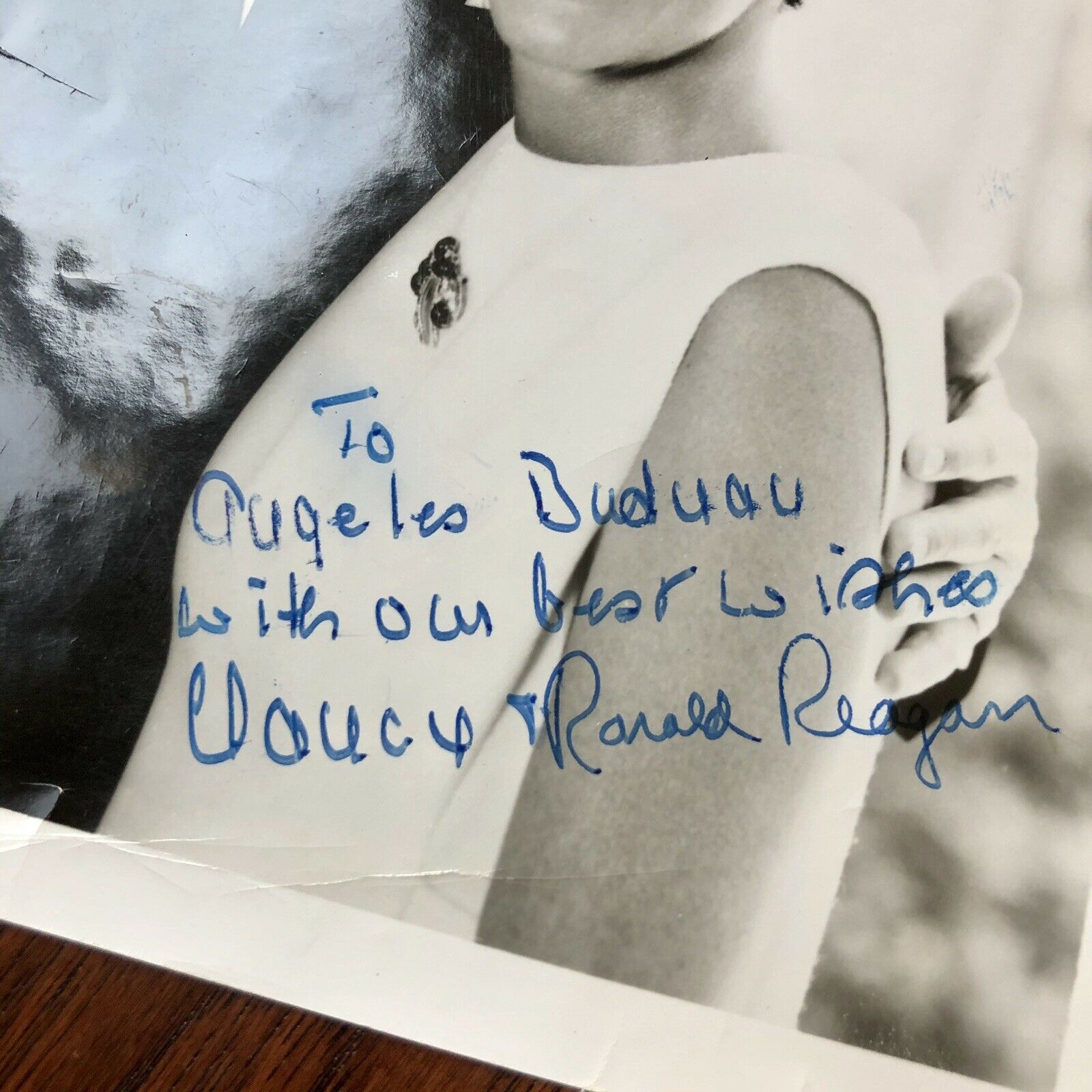 RONALD & NANCY REAGAN * BAS Beckett * Autograph Inscribed Signed Photo