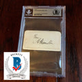 ALEXANDER HAMILTON * BAS Beckett LOA * Autograph Free Frank Signed Slabbed NM 8