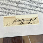 JOHN HANCOCK * PSA * Autograph Signed Souvenir Declaration of Independence