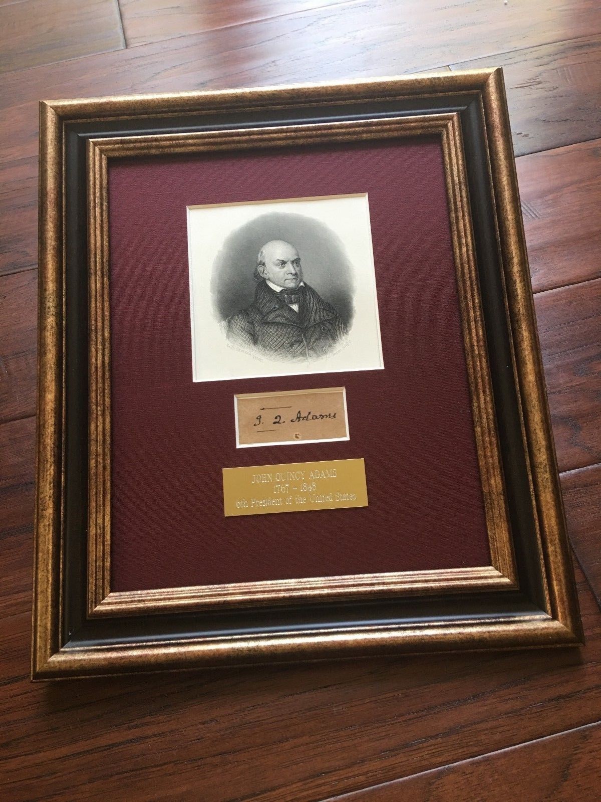JOHN QUINCY ADAMS * PSA/DNA * Authentic AUTOGRAPH * SIGNED Clipped Free Frank