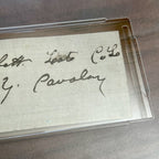 BOSTON CORBETT * PSA/DNA * Autograph Abraham Lincoln Avenger Signed * Shot Booth