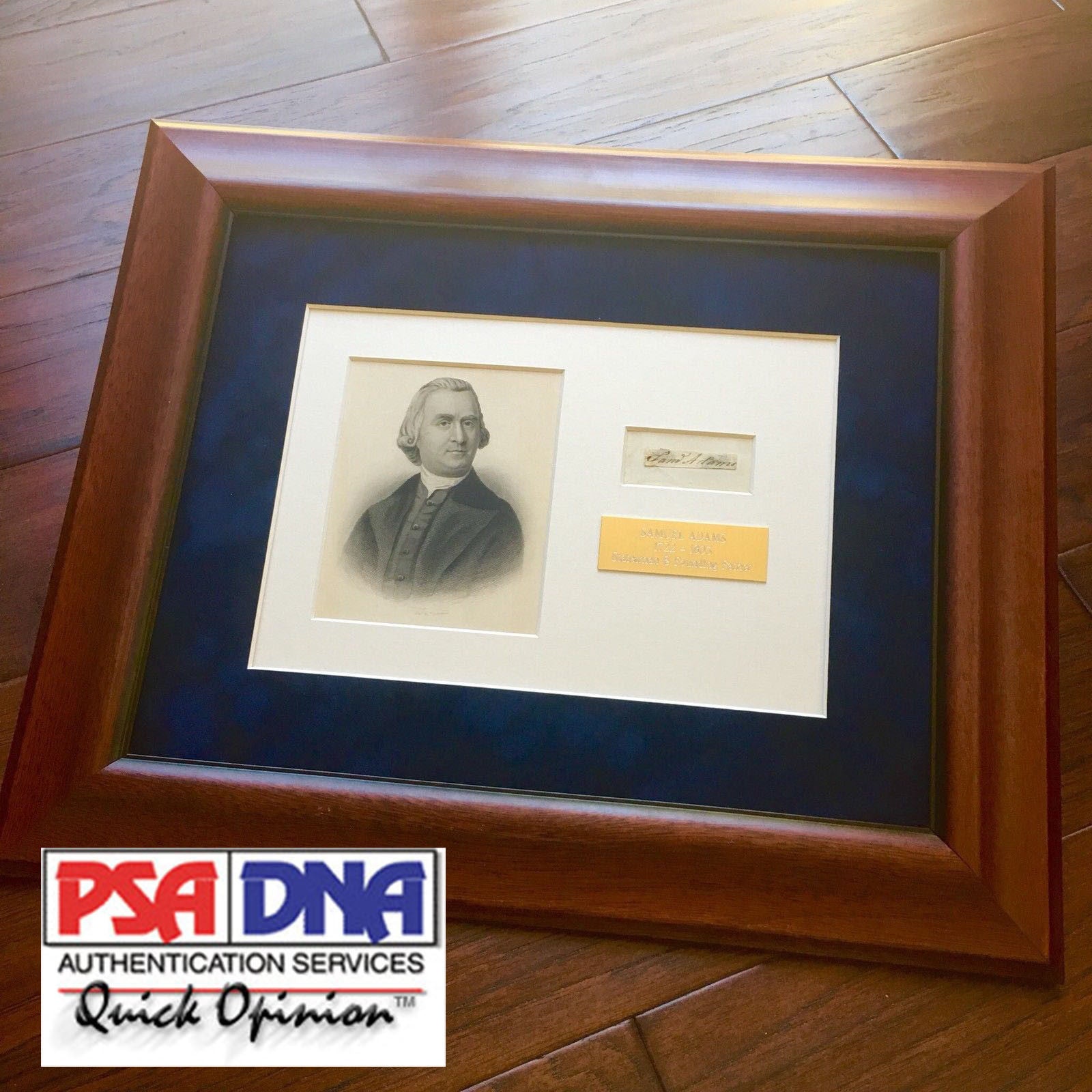 SAMUEL ADAMS * Scarce AUTOGRAPH Cut Signature SIGNED * Declaration Independence