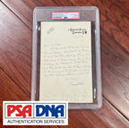 BRAM STOKER * PSA/DNA * "Dracula" Author Autograph Letter SIGNED to Publisher