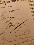 NAPOLEON BONAPARTE * PSA/DNA * AUTOGRAPH War Manuscript SIGNED * Emperor France