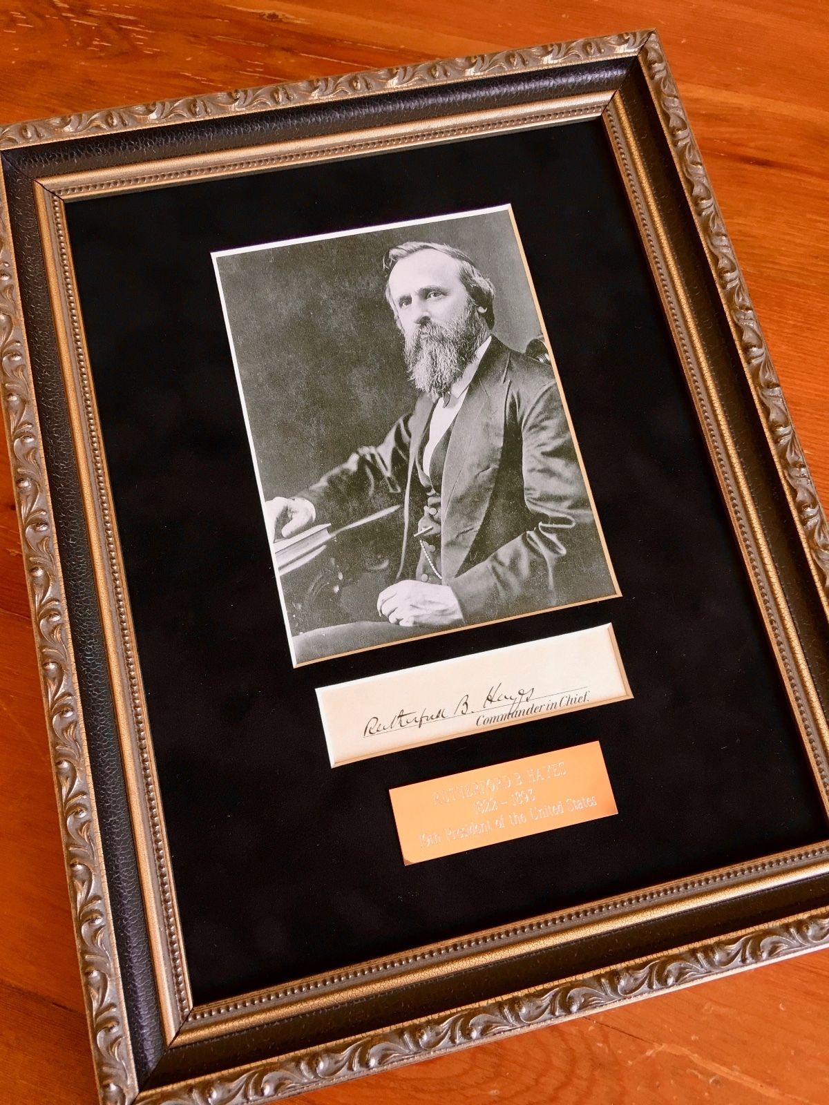 RUTHERFORD B. HAYES * Scarce Full Autograph Signed ** as PRESIDENT **