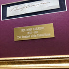 BENJAMIN HARRISON * Genuine SIGNED Clipped AUTOGRAPH * President Signature