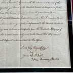 JOHN QUINCY ADAMS * JSA * Autograph Diplomatic Commission Letter Signed * Peru