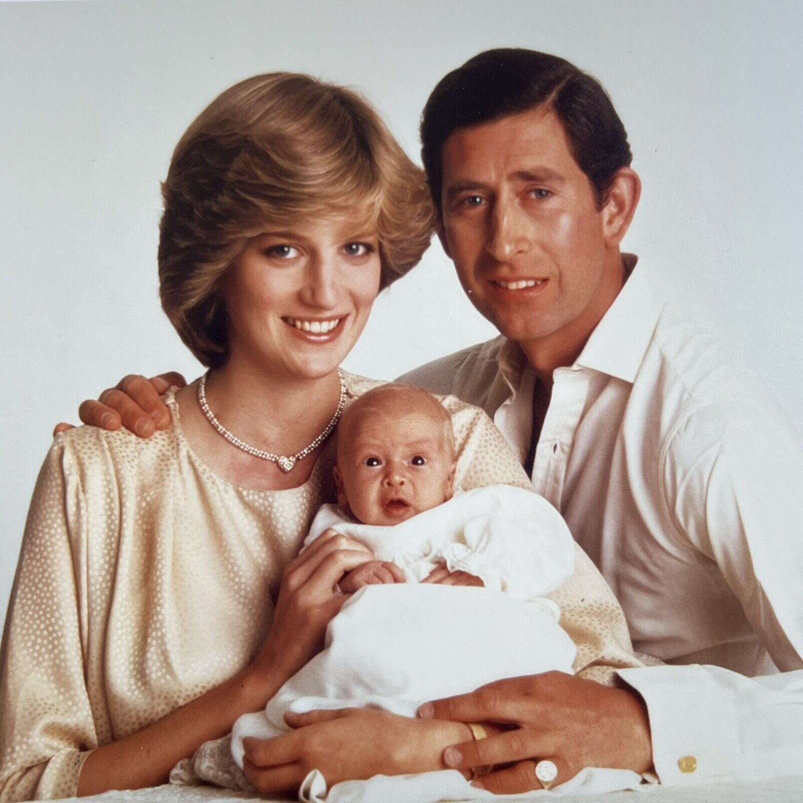 PRINCESS DIANA and KING CHARLES III * JSA * Signed 1982 Christmas Card Autograph