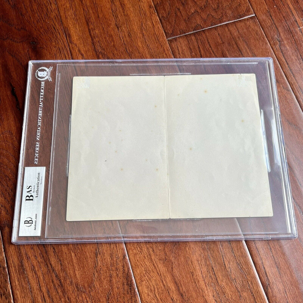 SAMUEL FRANCIS SMITH *Beckett BAS * America / My Country 'Tis of Thee AUTOGRAPH