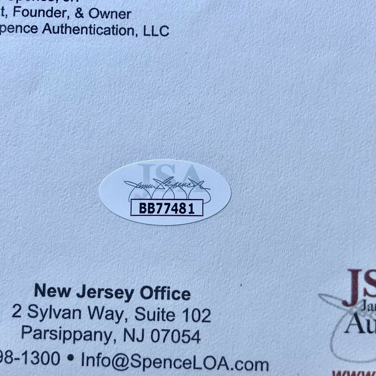 JOHN HANCOCK * JSA LOA * Handwritten Autograph Personal Letter To Wife Signed