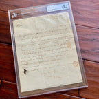 FRANCIS SCOTT KEY * AUTOGRAPH Legal Note SIGNED * "STAR SPANGLED BANNER" Author