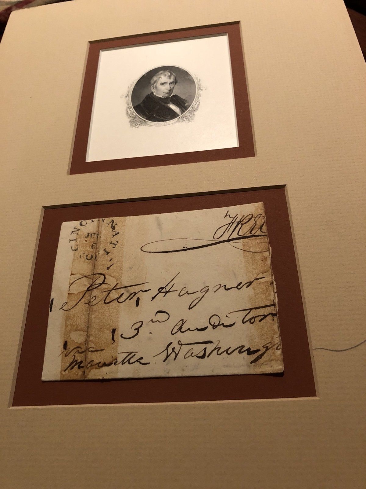 WILLIAM HENRY HARRISON * PSA/DNA Handwritten Panel * No Frank Autograph Signed