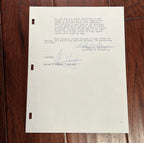 STEVE MCQUEEN * JSA LOA * Signed Movie Production Contract Autograph *
